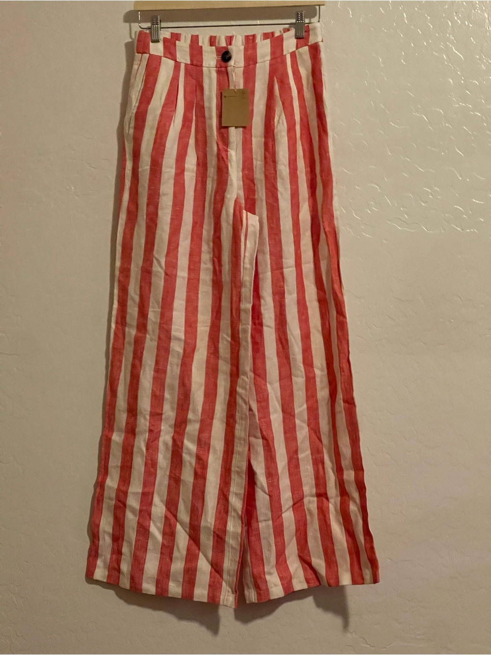 NWT Boden Dulwich Linen Trousers Size 4R - Picture 4 of 7
